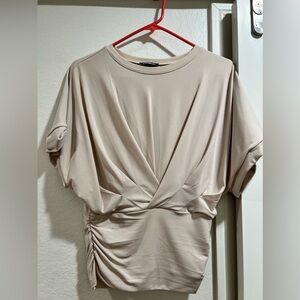 Pale pink top from Express